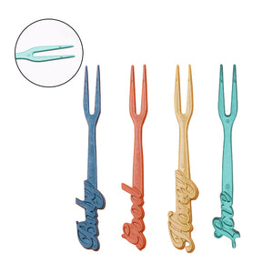 Four-person Set Gre+D3533en Eco-Friendly Wheat Straw Dinnerware Set, Plate, Bowl, Cup & Utensil Set - Lightweight, Reusable, and Durable for Home, School, and Travel