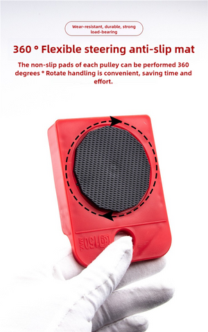 2 Pcs Red Heavy Duty Furniture Moving System | Sliding Dolly Tools | Easy Transport of Appliances, Furniture, and Heavy Objects