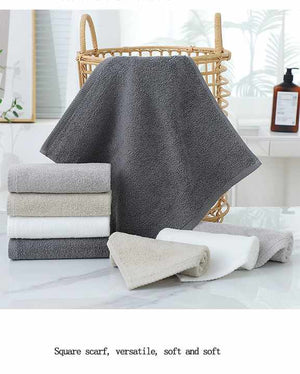 Cotton Towel Set | 6-Piece | Soft & Absorbent | Bath Towels for Adults | Grey