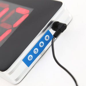 LED Digital Wall Clock | 10-Inch | Perpetual Calendar | Temperature Display | Elegant Design