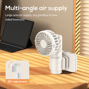 Multifunction Clip Fan | Apricot | DQ261 | USB Rechargeable | 1000mAh | 3-Speed