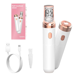 Mini Electric Shaver & Hair Removal Device | 2-in-1 | Compact Design | For Women | Pink