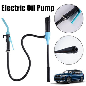 Portable Electric Oil Pump with Handle | Ideal for Cars, Boats, and More | Easy Use