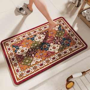 Non-Slip Diatomaceous Earth Bath Mat | Quick-Dry | Durable Toilet Rug | 40x60cm