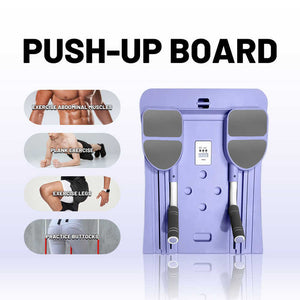 Pink Foldable Multi-Functional Abdominal Trainer | Home Workout Fitness Board