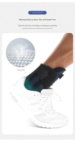 1 Pair Black & Yellow Adjustable Ankle Brace | Compression Support for Running, Sports & Ankle Recovery