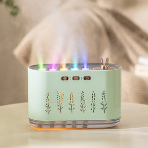 Green Dynamic Color Changing Humidifier | Sound Control & Auto Shut-off