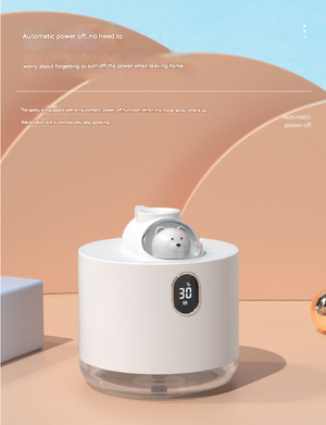 White Astronaut Humidifier | LED Night Light | Whisper Quiet for Bedroom