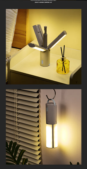 Foldable Camping Lantern | Multi-Functional Outdoor LED Tent Light | 3600mAh