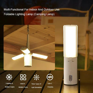 Foldable Camping Lantern | Multi-Functional Outdoor LED Tent Light | 3600mAh