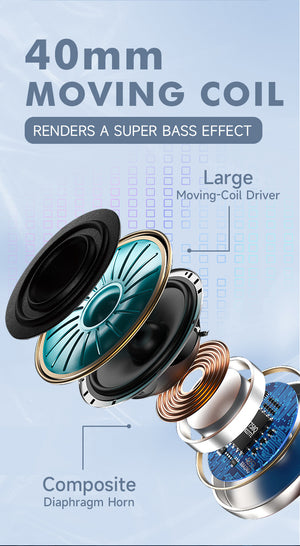 Pink Wireless Gaming Headphones with Lights | Foldable Design | 40mm Drivers | Comfortable