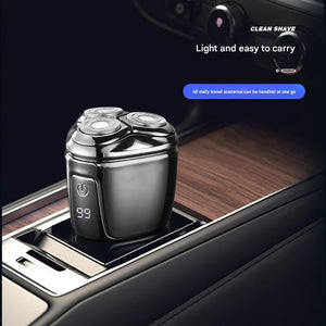 Black Mini Electric Shaver for Men | Portable & Rechargeable Razor for Travel