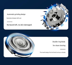 Black Mini Electric Shaver for Men | Portable & Rechargeable Razor for Travel