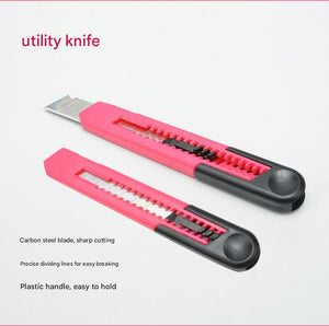 39pc Home Tool Kit | Pink | Carbon Steel Hardware Set