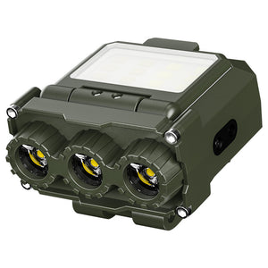 Green Rechargeable LED Headlight | Cap Light | Long Lasting | Camping Light