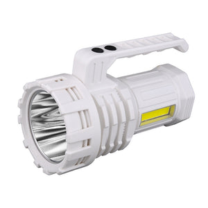 White LED Searchlight | Rechargeable Handheld Spotlight | 500m Range | Long Lasting