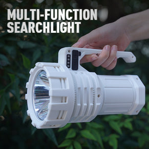 White LED Searchlight | Rechargeable Handheld Spotlight | 500m Range | Long Lasting