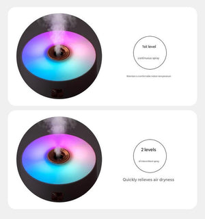 USB Air Humidifier | 300ml | Grey | Quiet Mini Humidifier for Office or Car