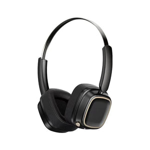 Black Compact Retro Headphones | Wireless Bluetooth | Deep Bass | Immersive Sound