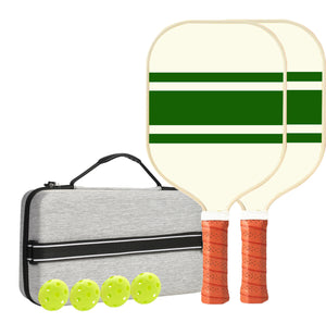Carbon Fiber Pickleball Paddle Set | T700 | 2 Paddles + 4 Balls + Carry Bag | Set 3
