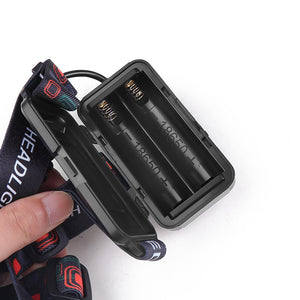 Rechargeable White Laser Headlamp | Long-Range Zoomable Headlight | Night Fishing & Hiking