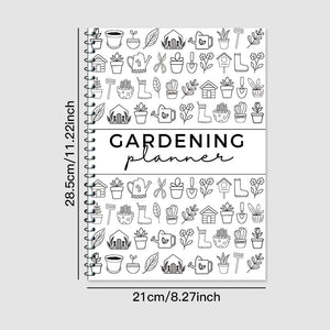 Gardening Journal Set 2-Pack | 28.5x21cm Plant Care Tracker | Watering Schedule & Logbook