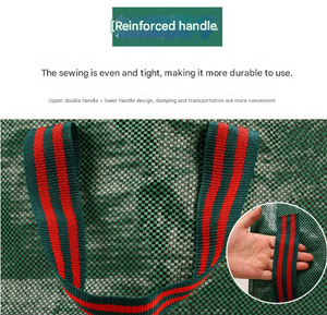 Garden Waste Bags | 300L | Set of 2 | Collapsible & Heavy Duty | 67x84cm