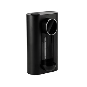 Smart Mouthwash Dispenser | Black | Wall-Mounted | 3-Level | LED Display | Magnetic Cups