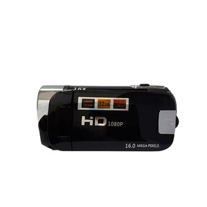 HD Digital Camcorder | 1080P | 16MP Photos | 16X Zoom | 2.7" LCD | Black