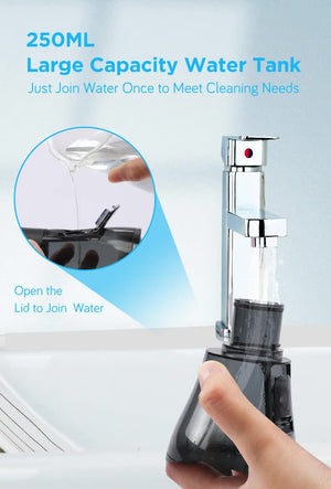 Advanced Water Flosser | Portable & Rechargeable | IPX7 Waterproof | 4 Modes | White
