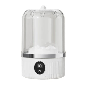 Mini Washing Machine | White | Rechargeable USB-C | For Travel, Delicates, Socks