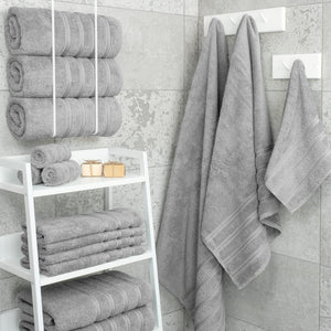 Combed Cotton Towel Bale Set | 6-Piece | Ultra Soft & Absorbent | Coffee