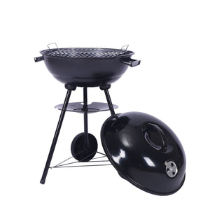Outdoor BBQ Grill | Folding Apple Shape | Stainless Steel | 41cm Charcoal Grill Net