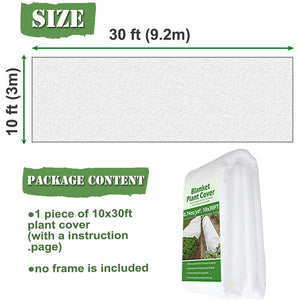 Plant Frost Cover | 2pc | 3x9m | Premium Nonwoven Fabric | Winter Protection