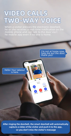 U9 Video Doorbell | HD Wireless | Long-Lasting Battery