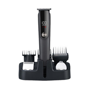 Men’s Grooming Kit | 5-in-1 | Cordless Clipper + Trimmer | Electroplating Gun Finish