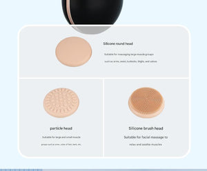 Facial & Head Massager | Light Purple | USB-C Rechargeable | 3 Modes | Heat Therapy