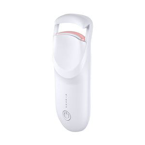 Heated Eyelash Curler | USB-C Rechargeable | Fast Heating | Long-Lasting Curl | White