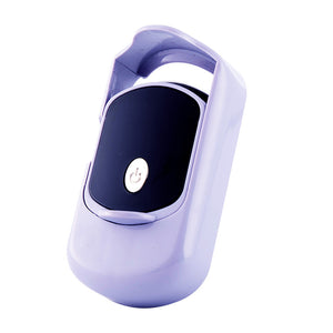 Electric Heated Eyelash Curler | 55°C Constant Temp | LED Display | Rechargeable | Gentle Curl | Purple