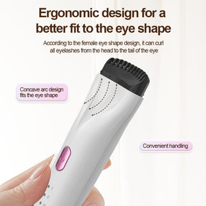 Heated Eyelash Curler | 3 Temp Settings | Rapid 30s Heat-Up | Anti-Scald Design | Purple