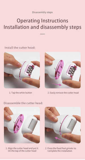 3-in-1 Electric Epilator for Women | Shaver, Callus Remover & LED Display | Rechargeable & Waterproof | Light Green