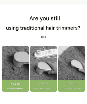 Electric Lint Remover | Upgraded 6-Blade with LED Display | USB-C Fast Charge | 2-in-1 Sticky Roller | Green