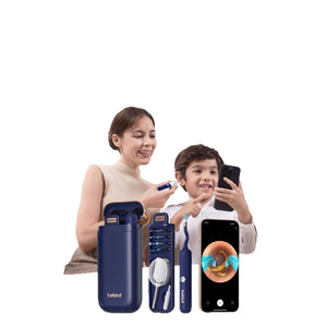 Smart Ear Cleaner | HD Camera | Precision Tweezers | Safe for Kids & Adults | Blue