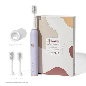 Sonic Electric Toothbrush | 8 Modes | 300-Day Battery | Gentle Cleaning | Purple