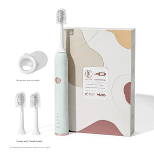 Sonic Electric Toothbrush | 8 Modes | 300-Day Battery | Gentle Cleaning | Green
