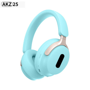 AKZ 25 Wireless Headphones | Over-Ear | Bluetooth 5.3 | Hi-Fi Audio | Long Battery | Blue