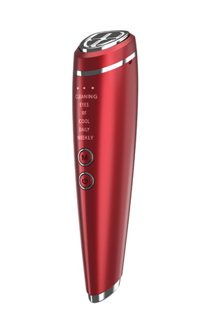 Facial Beauty Device | Red | 6 Modes | 3 Intensity Levels | LED Therapy | Magnetic Charging