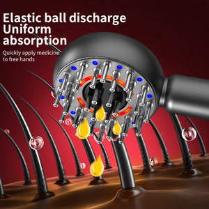 Scalp Therapy Comb | Advanced EMS | Red/Blue Light | Serum Applicator | Blue