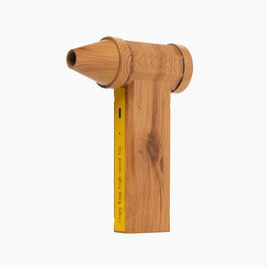 Portable Jet Fan | 200W Handheld Blower & Air Duster | Wood Grain
