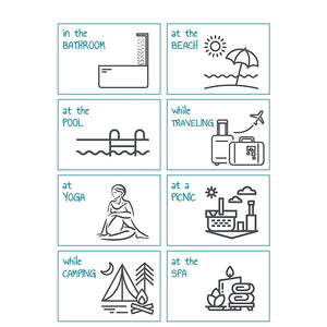 Drawstring Tote Bag | Nylon | Chic Lightweight | Multi-Pocket Casual | Black